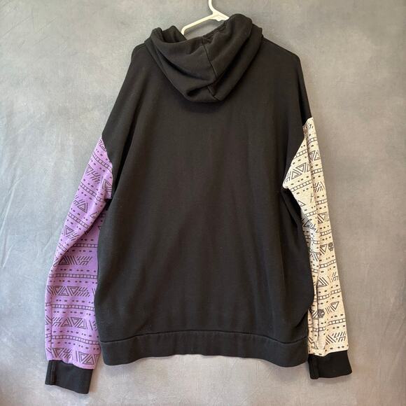 Marvel Black Panther Wakanda Forever Hoodie Colorblock Tribal XL Comics Super - Picture 3 of 16